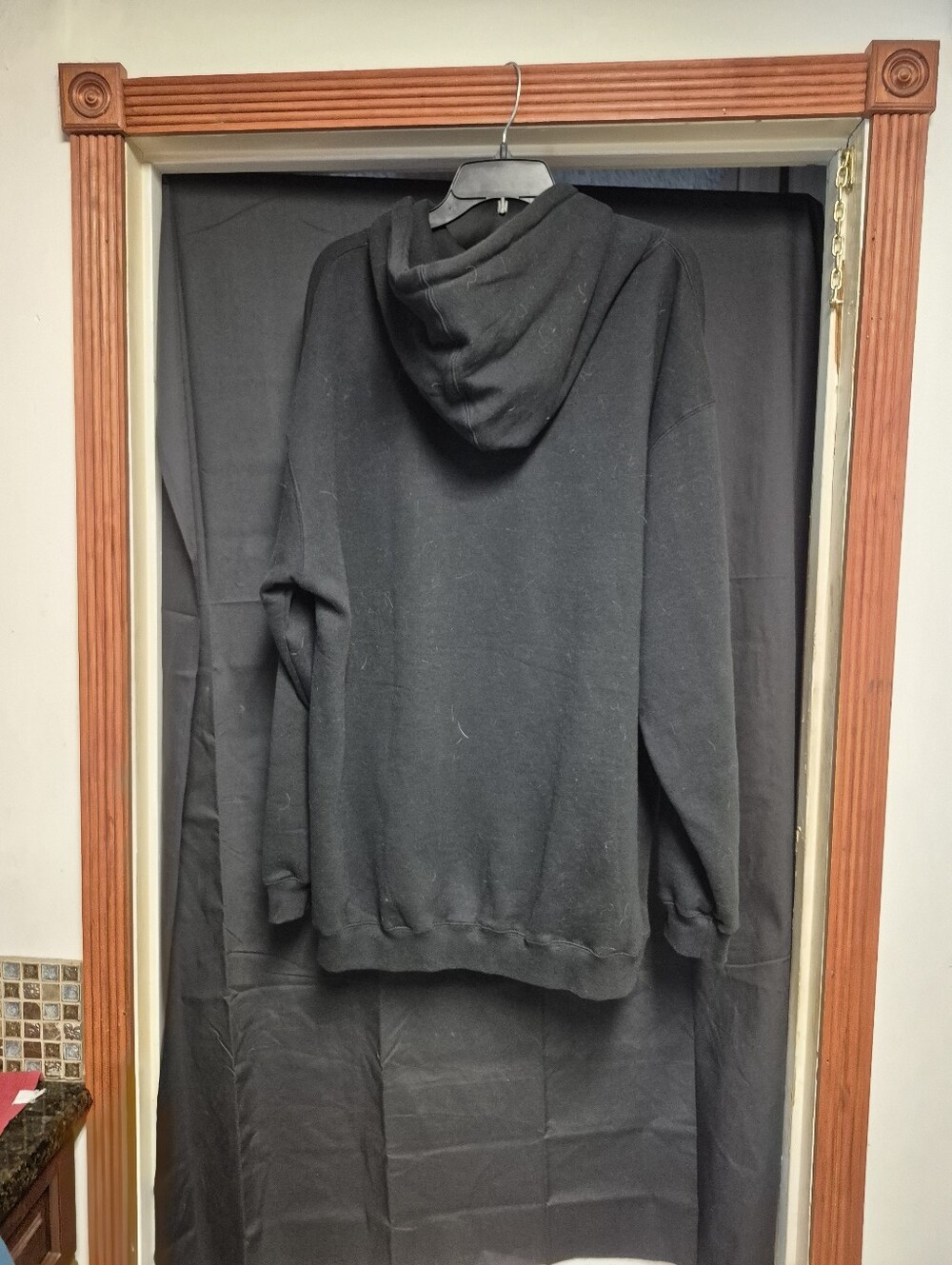 O'Neill Black Pullover Hoodie with Red Logo - Picture 7 of 10
